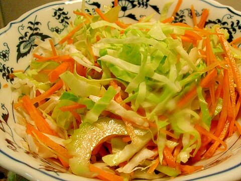 千切り野菜の和風サラダ